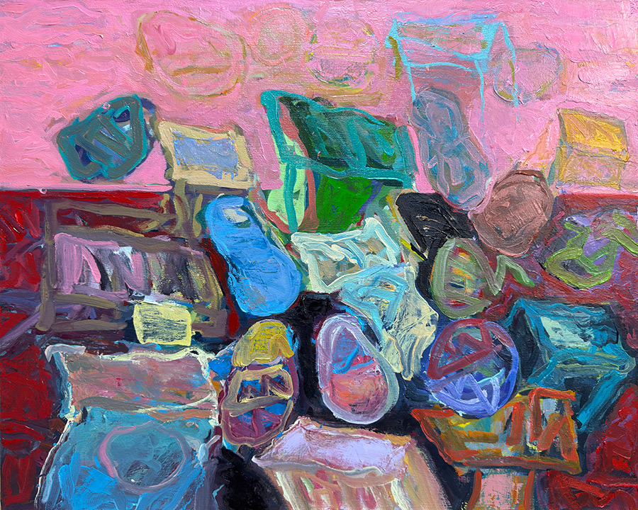 Scotty Stevenson, Morse Code painting, Scarecrowed