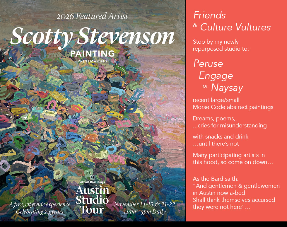 Scotty Stevenson, 2026 Austin Studio Tour
